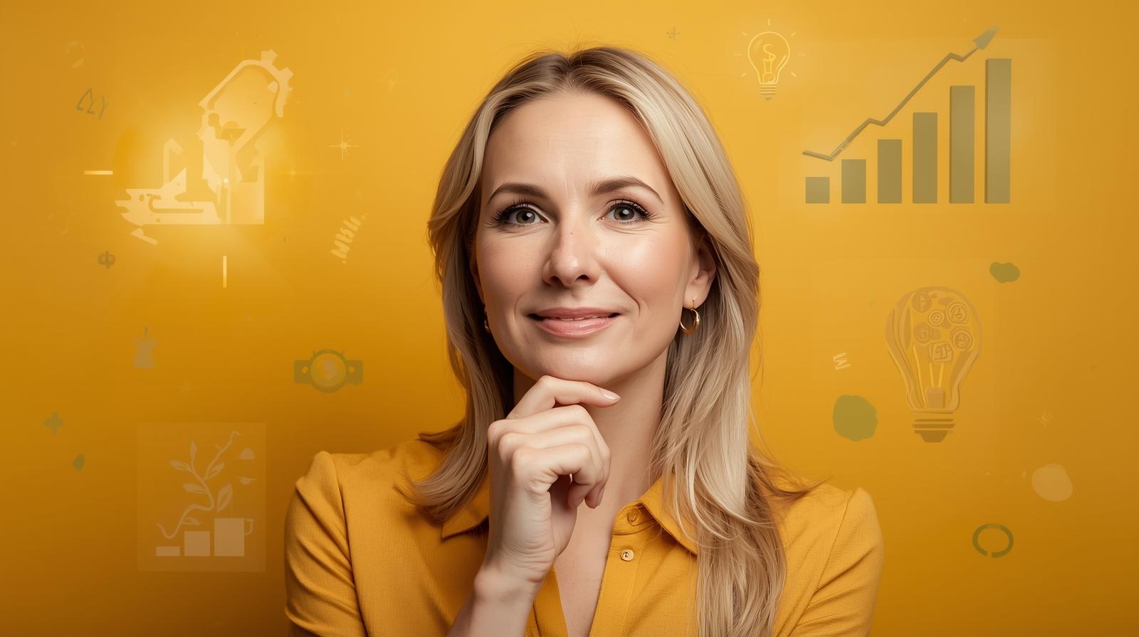 Smiling young woman in beret outdoors – representing confident content creators using Authority HUD